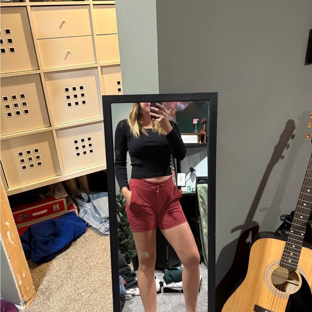 Women's Red Shorts